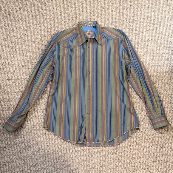 Robert Graham Other - LIKE NEW Robert Graham Men’s Multicolored Flip Cuff Dress Shirt